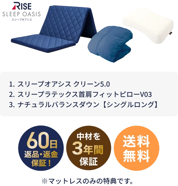 寝るトレベーシック ラテックス枕セット