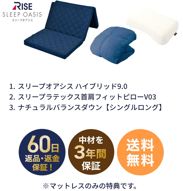 寝るトレベーシック ラテックス枕セット