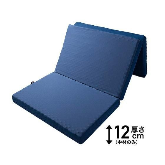 マットレス　rise セミダブル ゼログラビティ ベッドマットレス兼用極厚敷布団 12.5【セミダブル