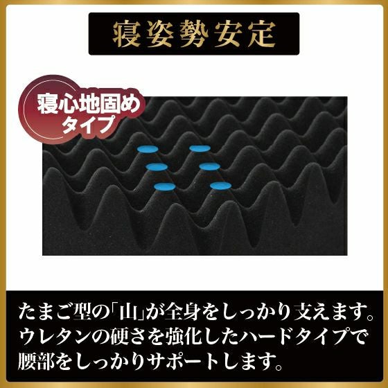 ゼログラビティマットレス兼用敷布団 6.0 寝心地固め 【シングル